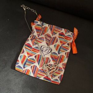 Silver Heart Pendant Necklace